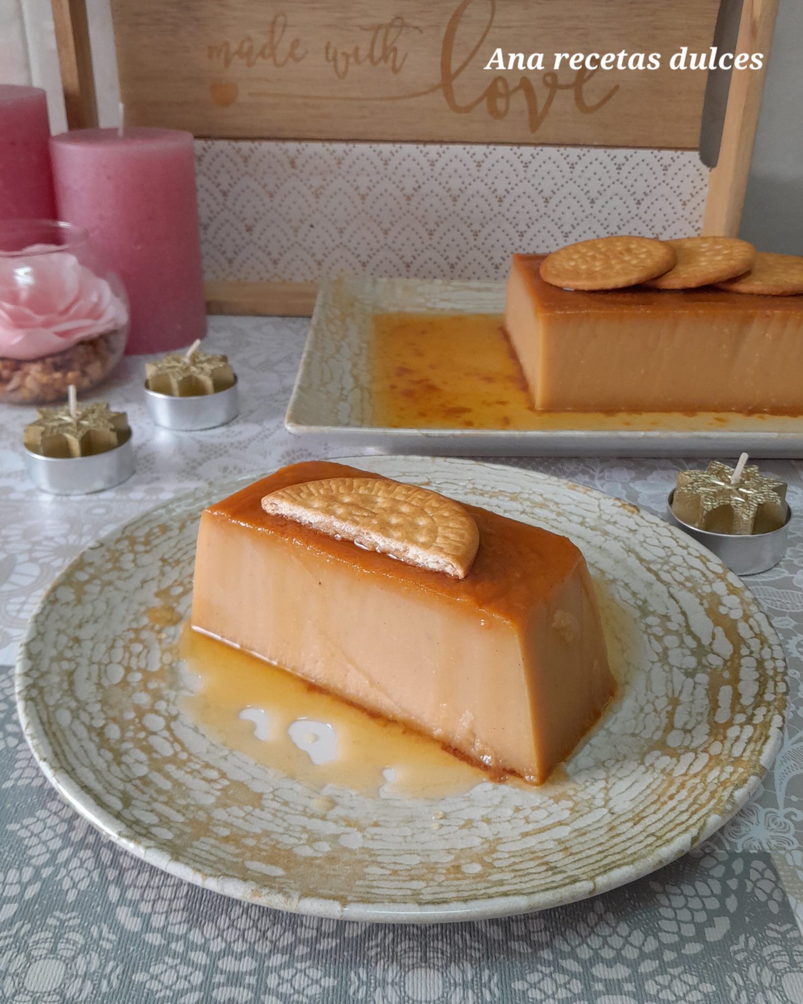 Pudín de leche condensada y galletas maría muy fácil de hacer Ana