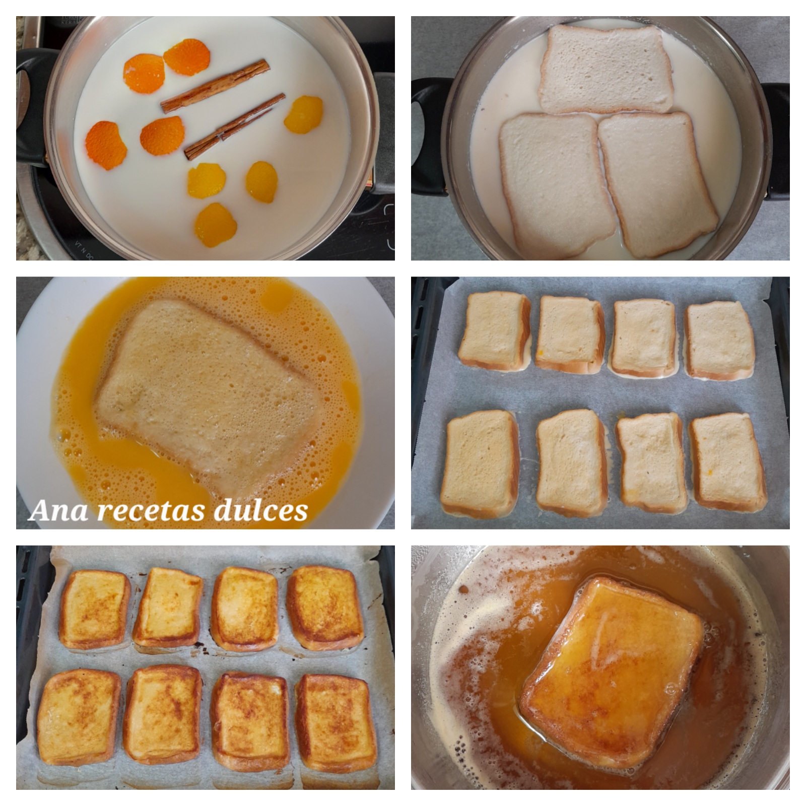 Torrijas Al Horno Con Miel (receta Fácil De Semana Santa) - Ana Recetas ...