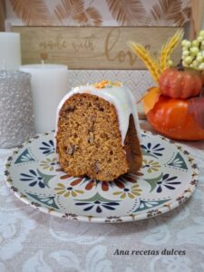 Bundt cake de calabaza 