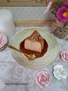 Flan de polvorones (sin horno)