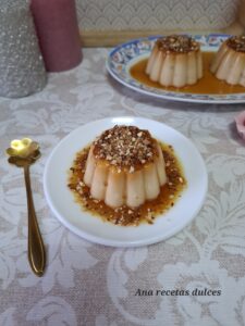 Flan de turrón individuales (sin horno)